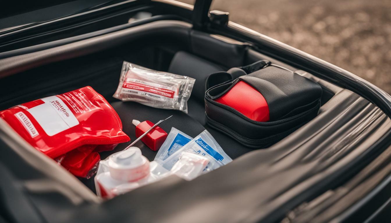 Car First Aid Kit Essentials for Parents with Young Children.