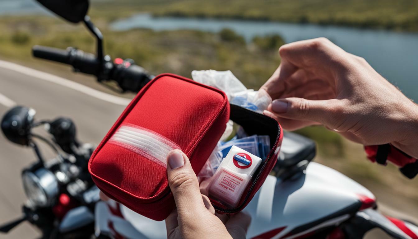 Mini First Aid Kits for Motorcyclists: Compact Safety on Two Wheels.