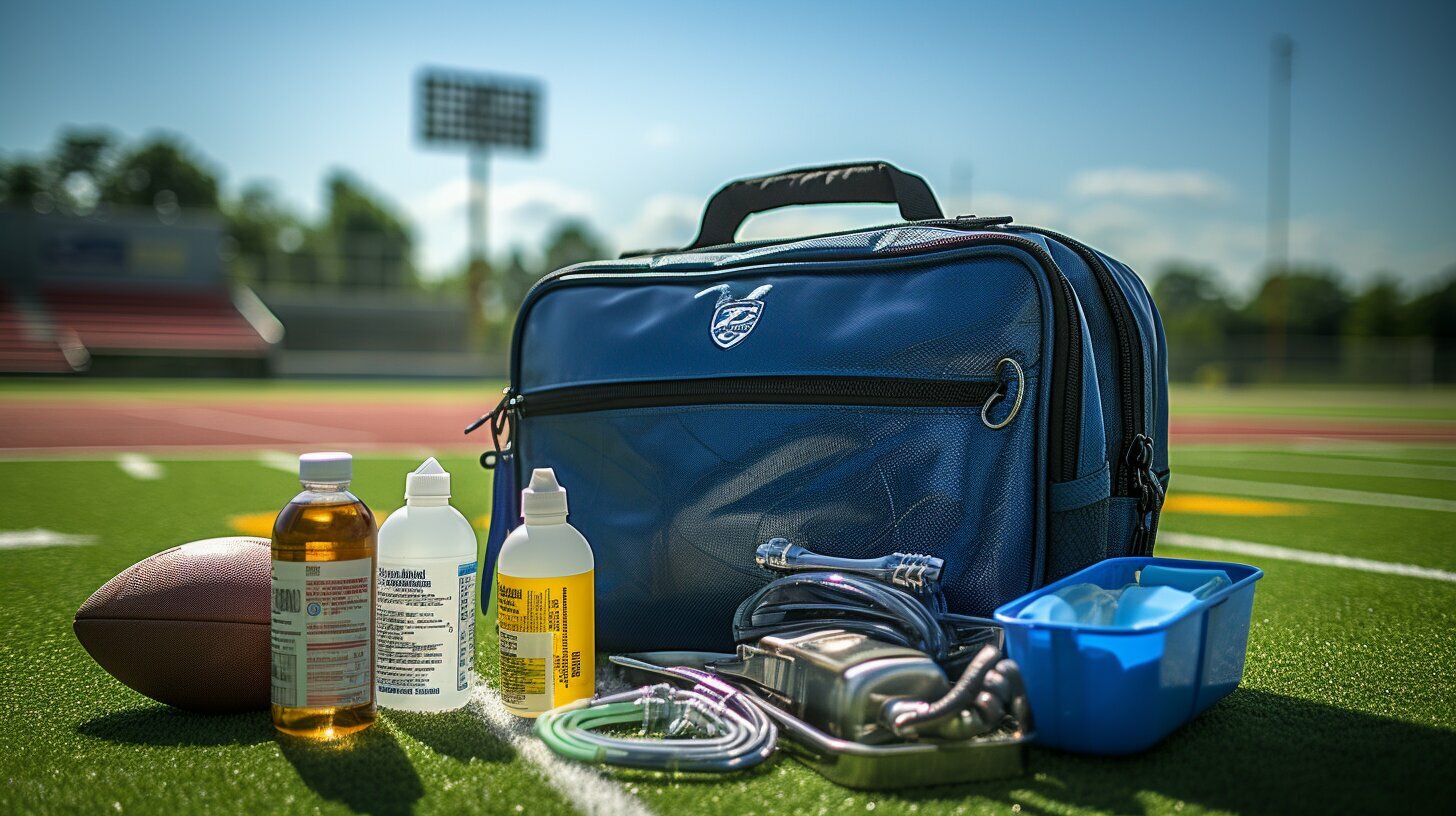 The Importance of Hydration and Heat-Related Items in a Football First Aid Kit.