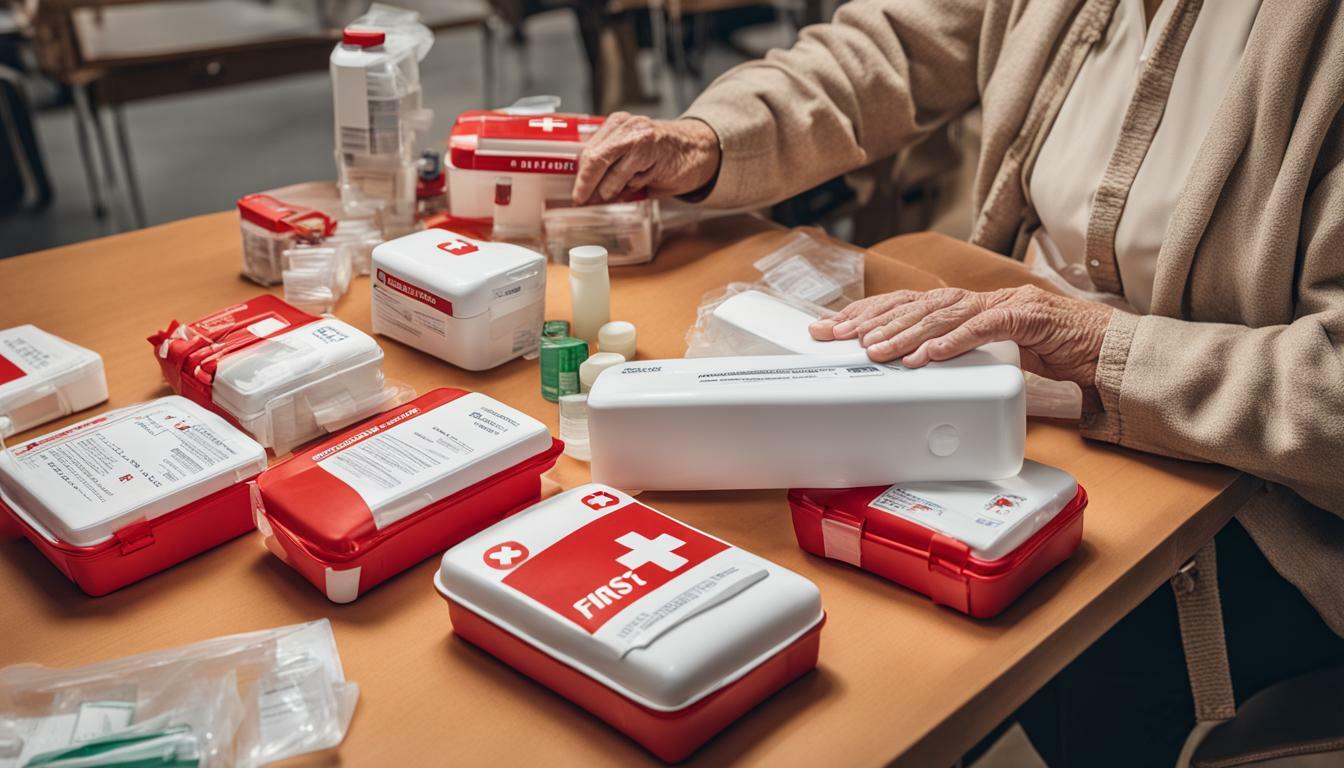 Choosing the right first aid kit for elderly individuals living alone promoting independence and elderly care