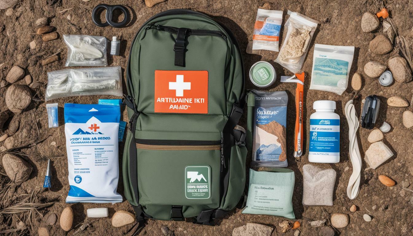 Camping first aid kit