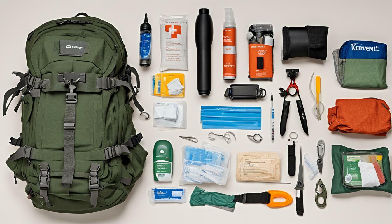 Adventure photography first aid kit
