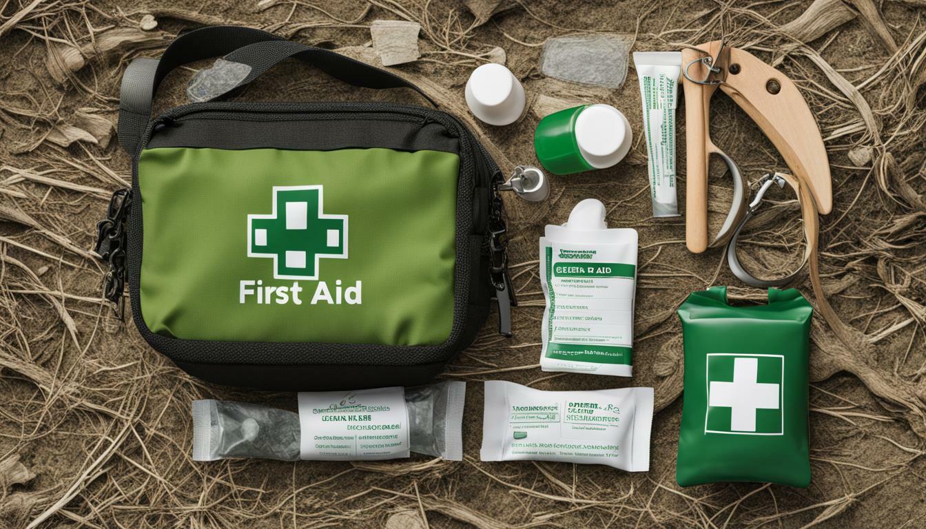 green first aid kit