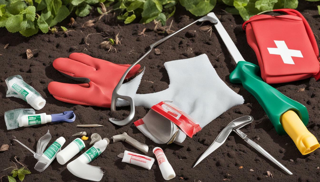 emergency first aid for gardening accidents