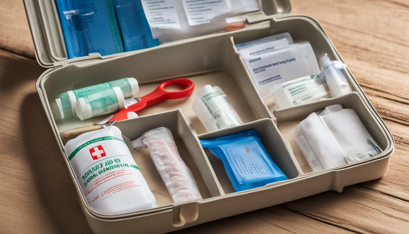 emergency first aid kit