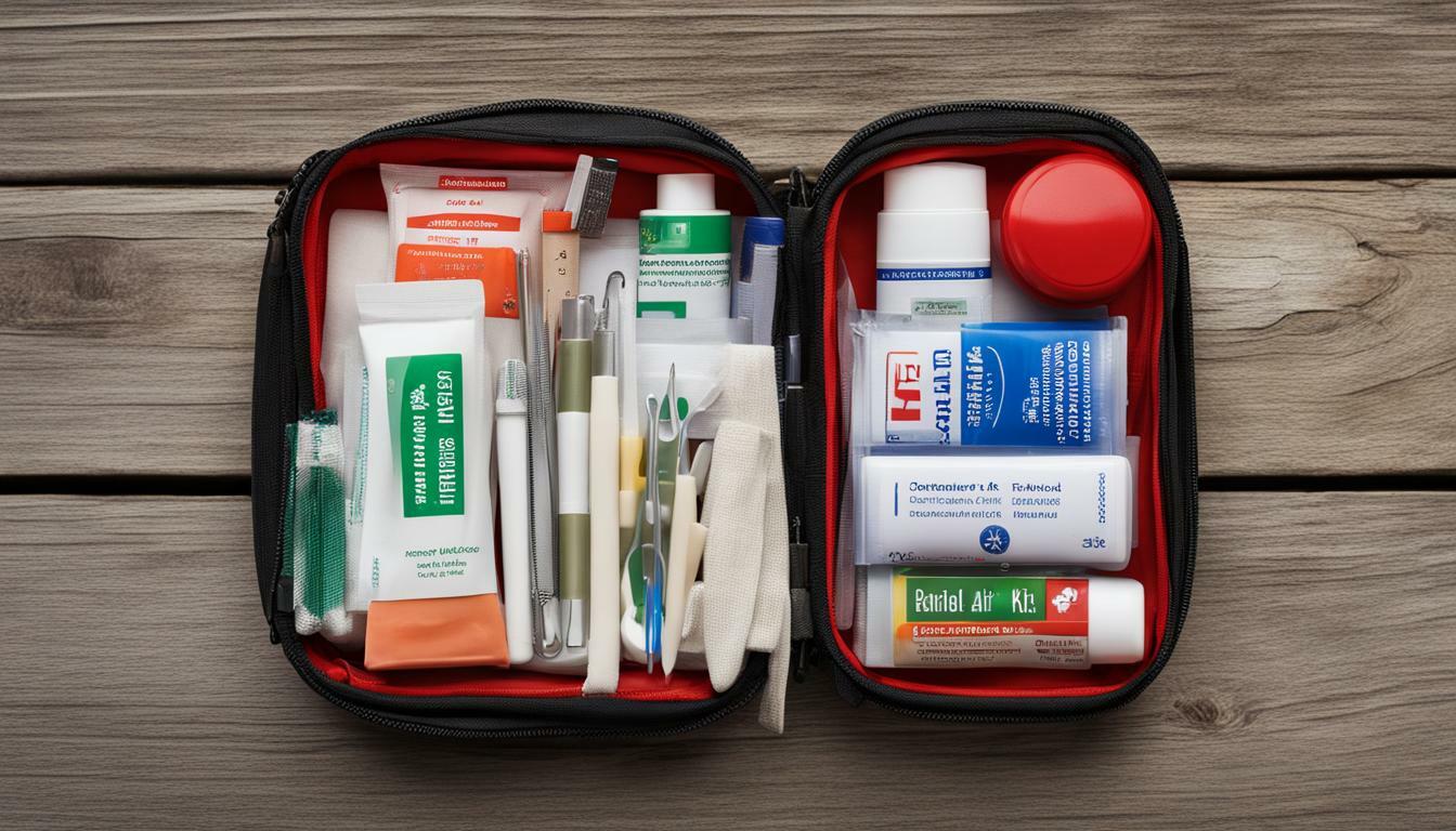 emergency supplies for first aid kit