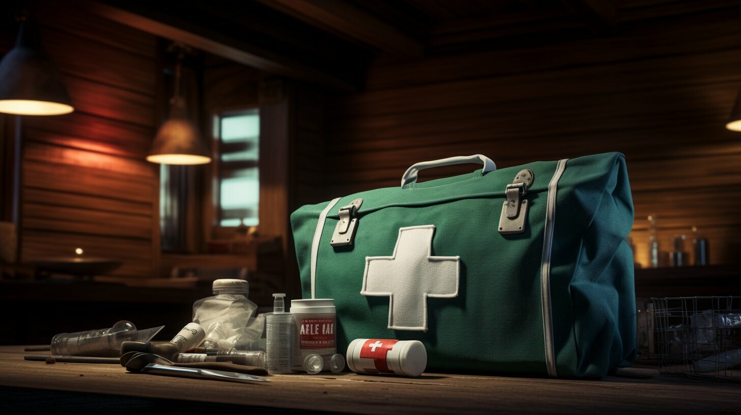 Essential items for a snooker and pool first aid kit