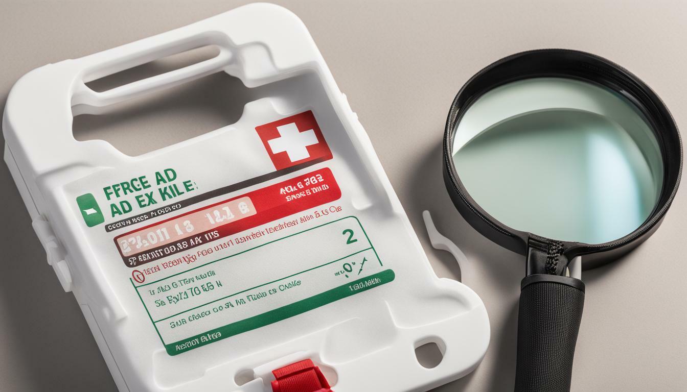 Expiry Dates for First Aid Supplies
