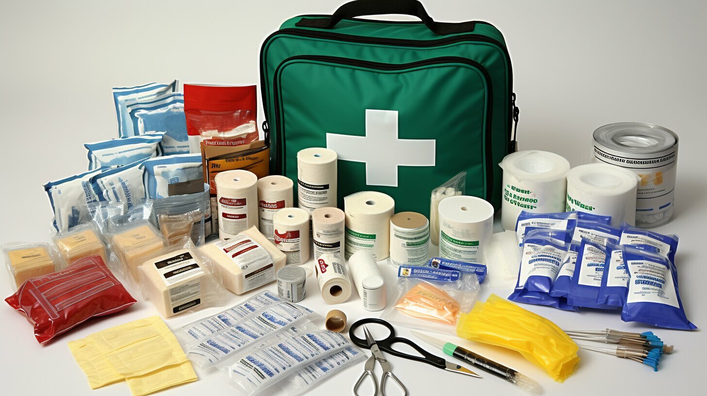Football injuries first aid kit