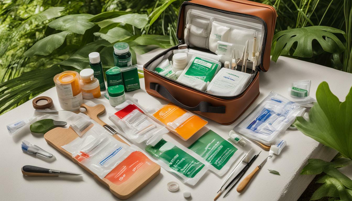 first aid essentials for adventure painting