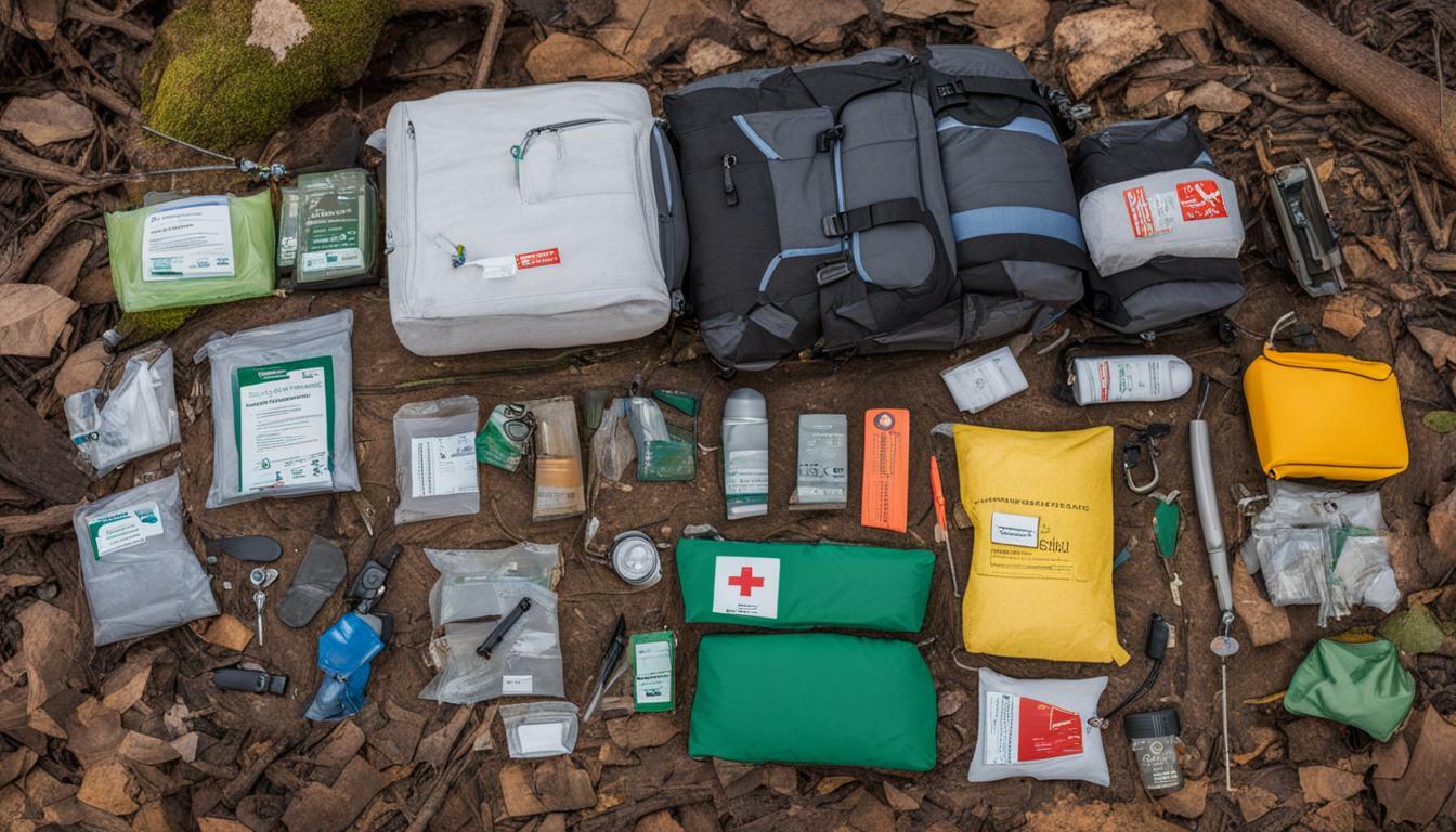 First aid gear for geocachers