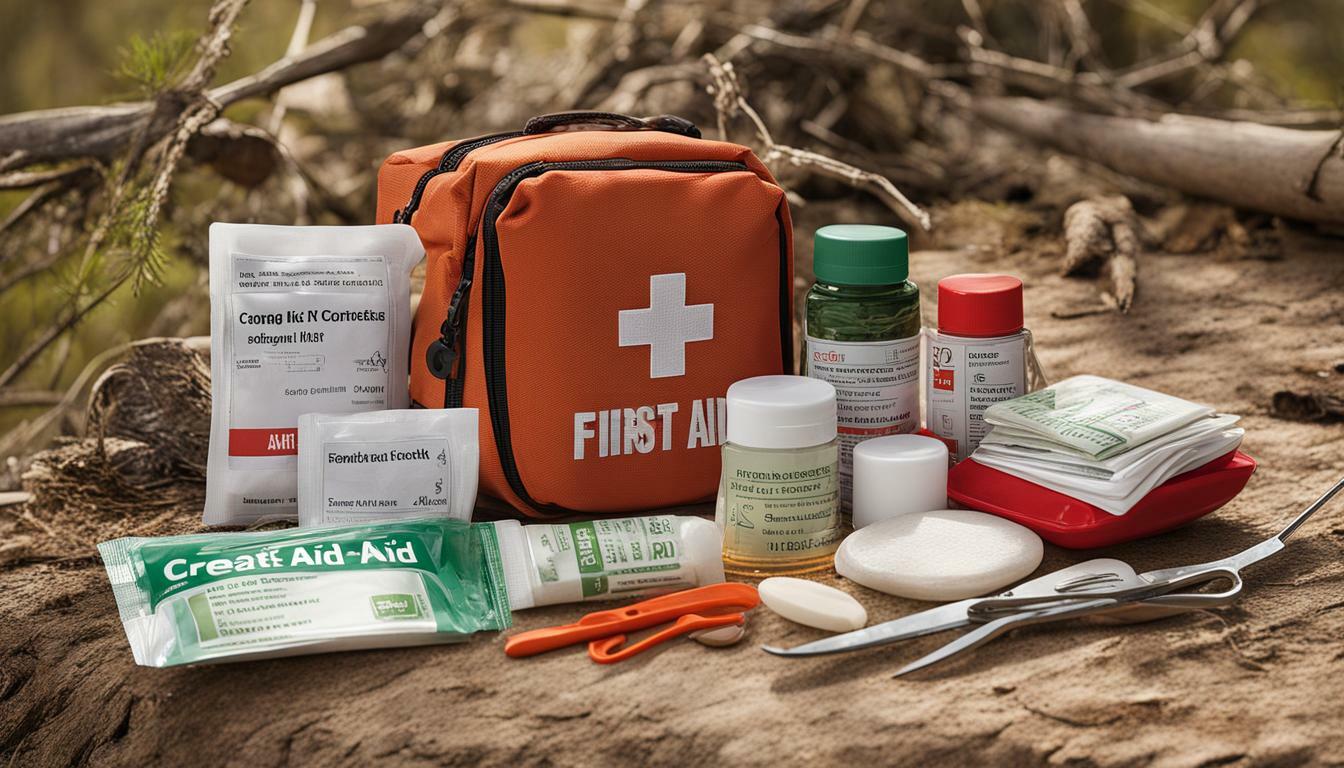 first aid kit for outdoor cooking safety