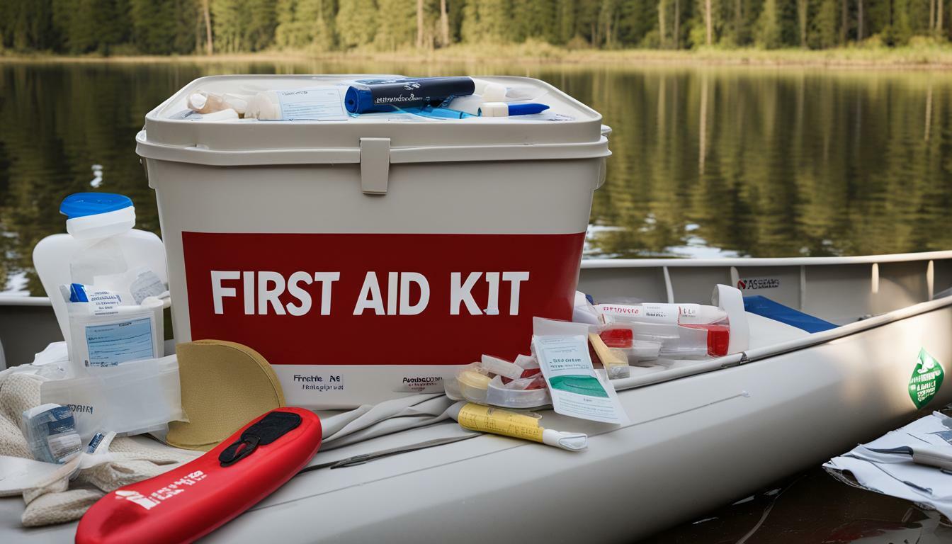 First aid kit for long-distance canoe trips
