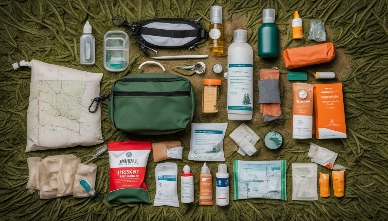 First aid kit for mindful forest bathing