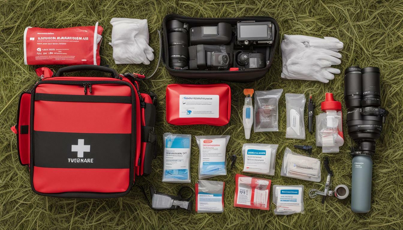 first aid kit for wildlife videographers