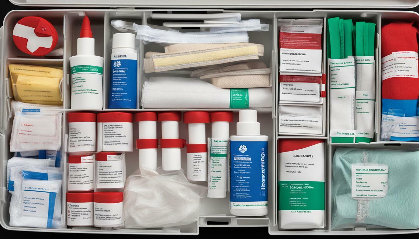 first aid kit organization