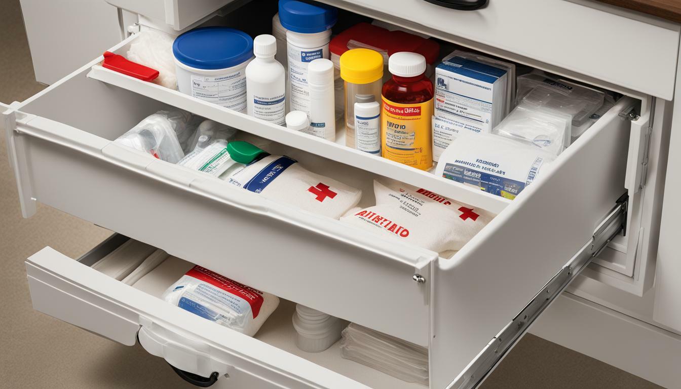 first aid kit storage
