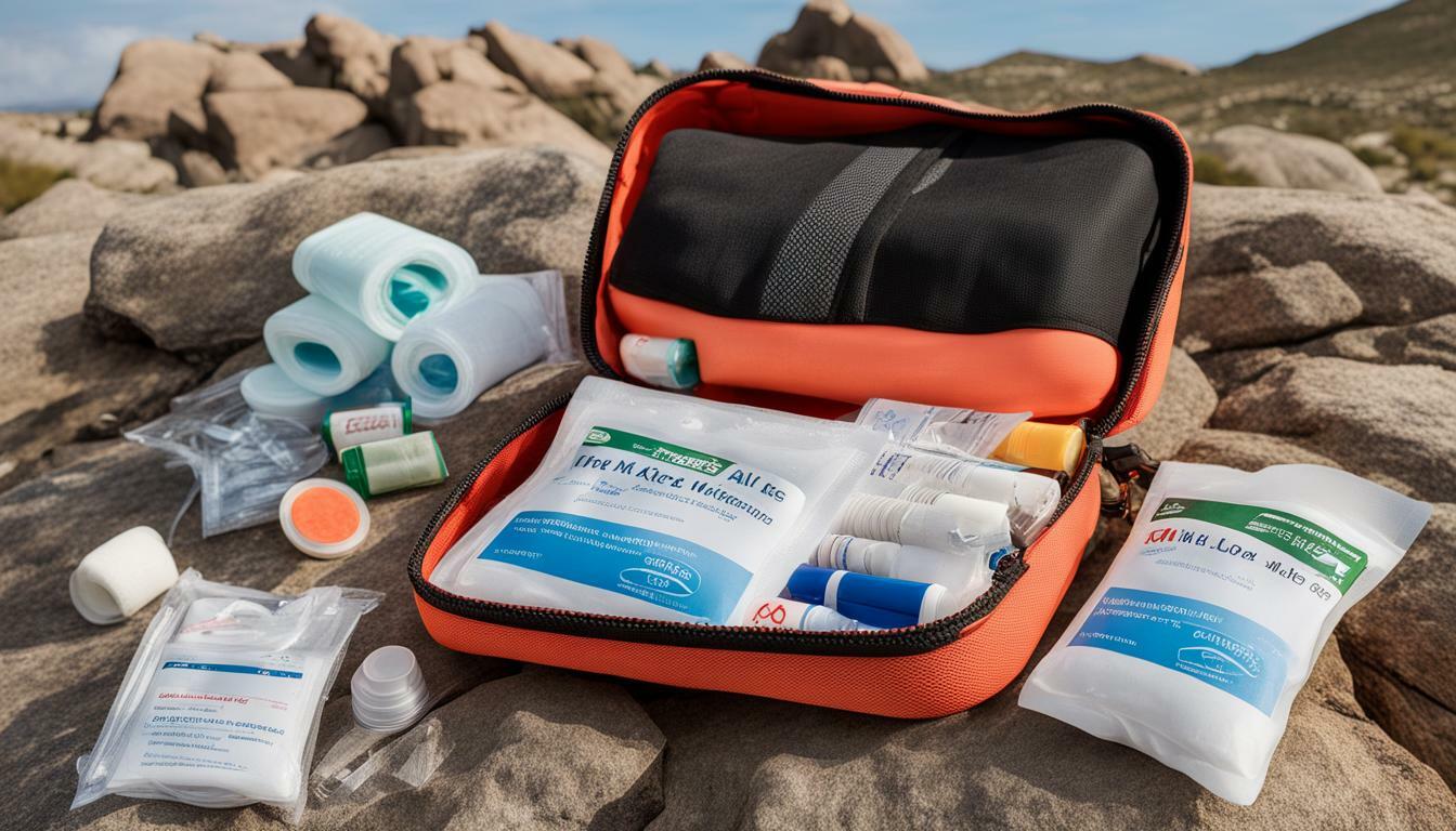 first aid kit supplies for long-distance walkers