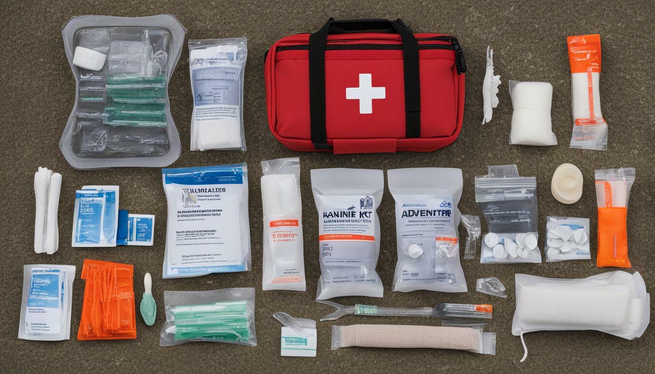 first aid supplies for adventure writing