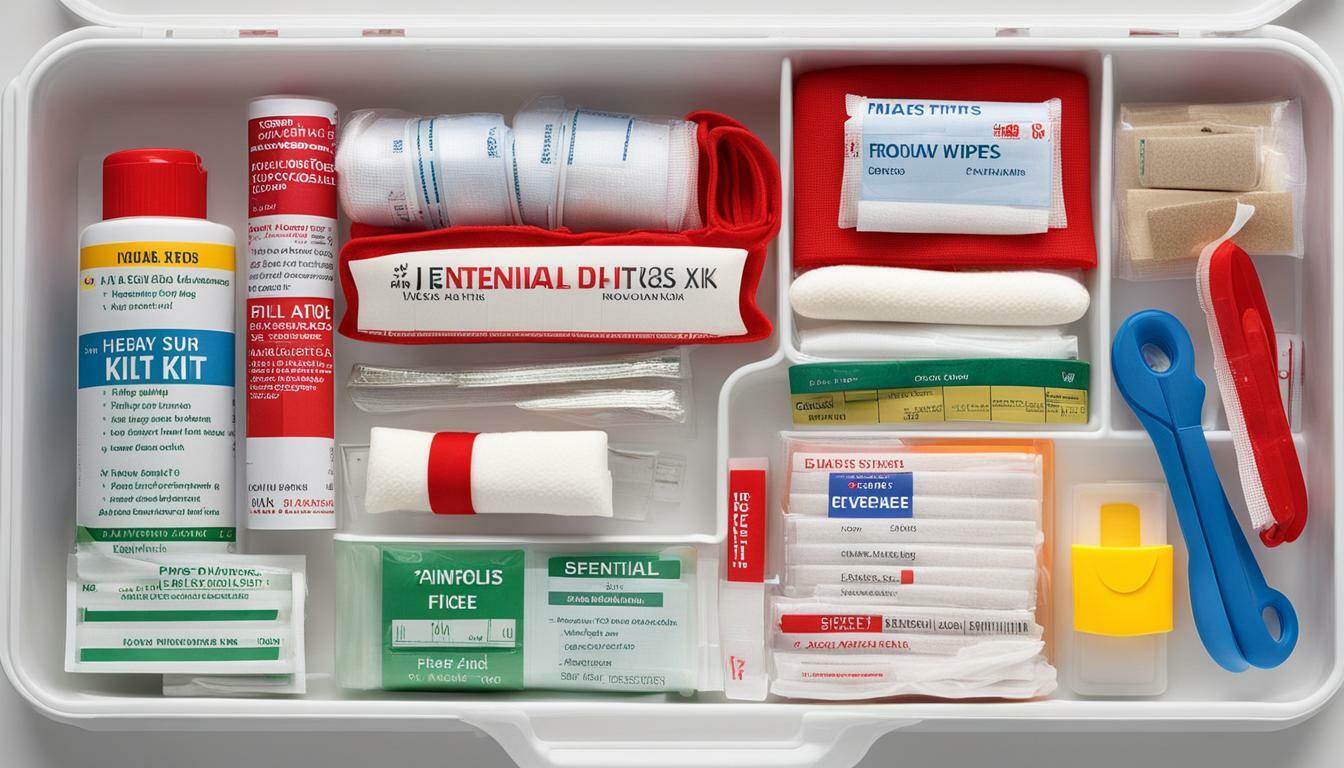 organizing first aid supplies