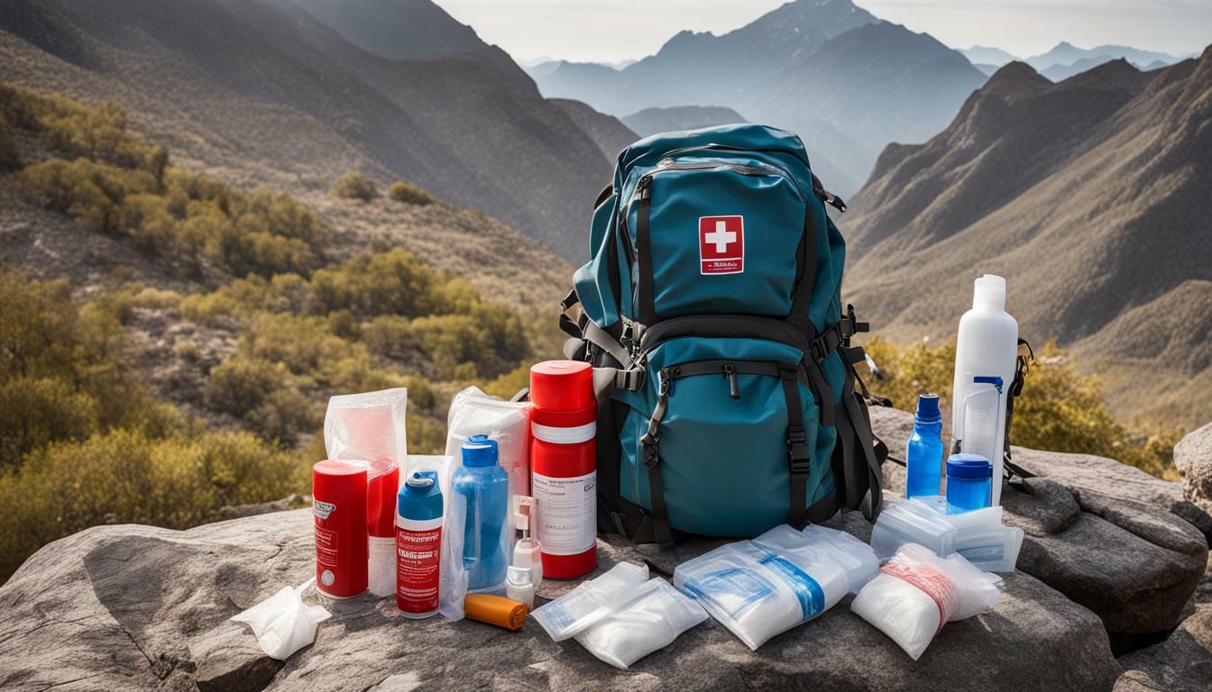 Landscape photography first aid supplies