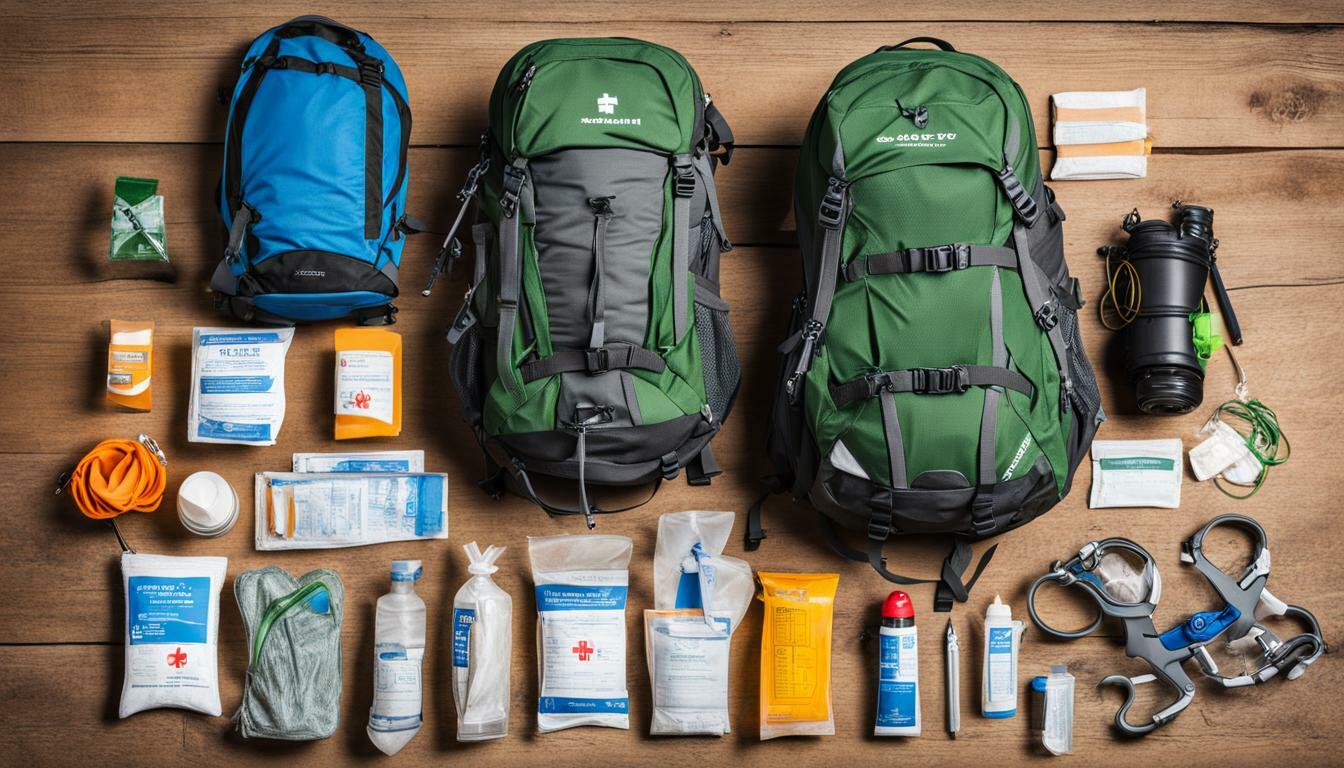 Mountain biking first aid supplies