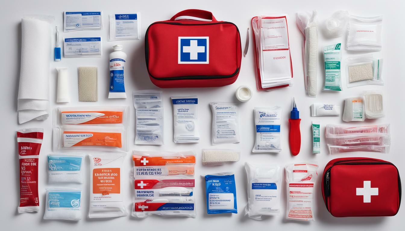 maintaining a well-stocked first aid kit
