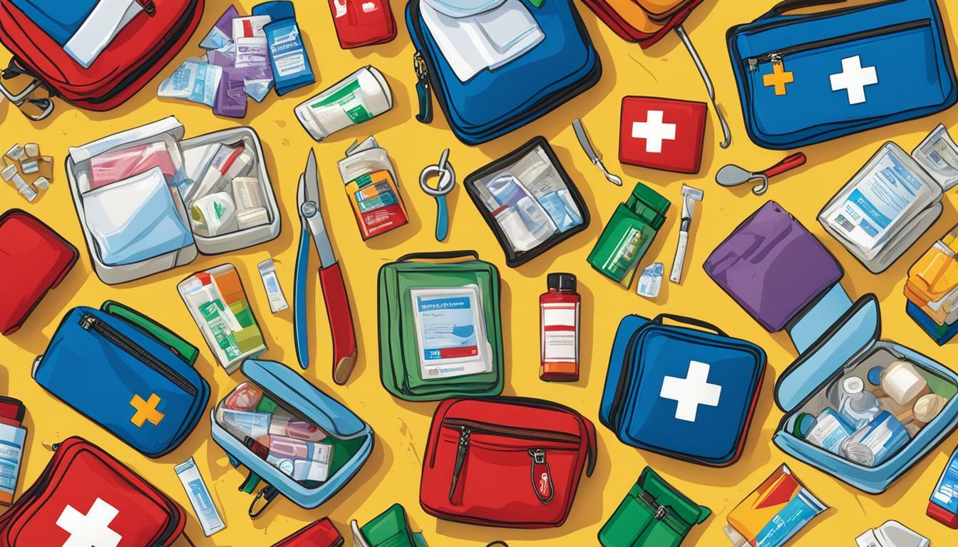 Mini first aid kits for community health