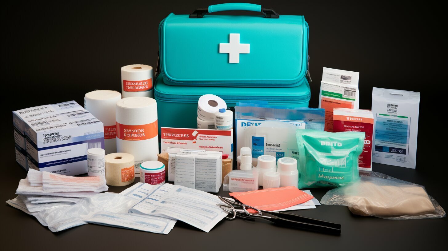 Senior-friendly first aid kit supplies