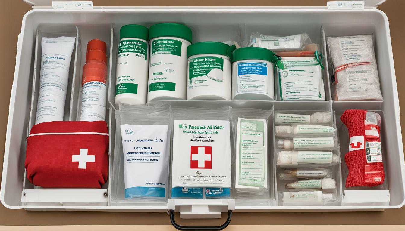 storing a first aid kit