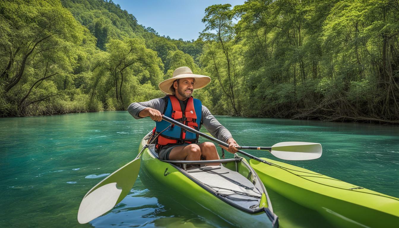 Paddling techniques for safe canoe tours