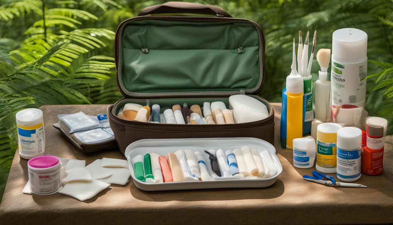 Wilderness Painting First Aid Kit Supplies